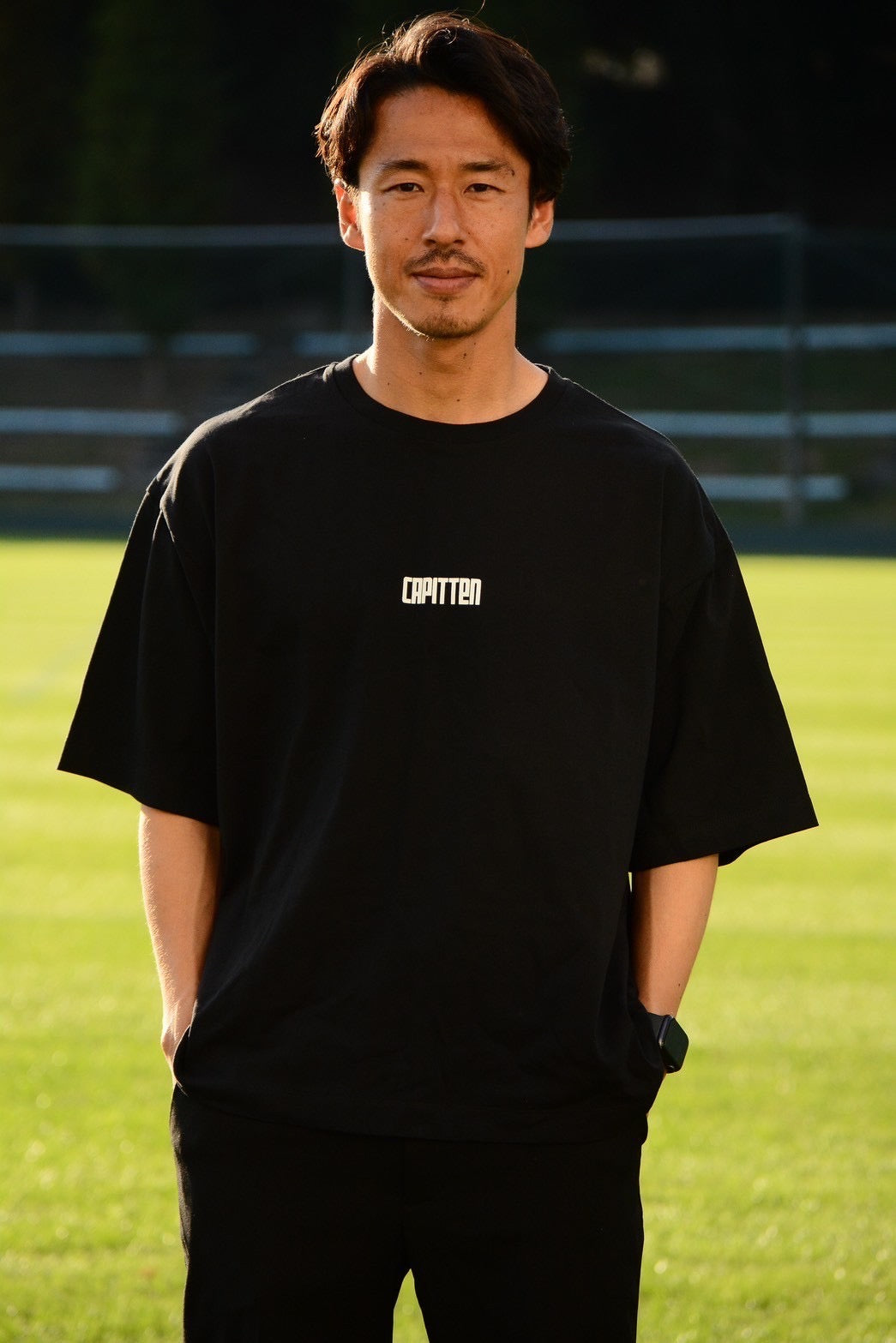 山田大記氏×Capitten オリジナル限定Tシャツ BLACK